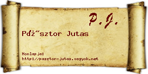 Pásztor Jutas névjegykártya